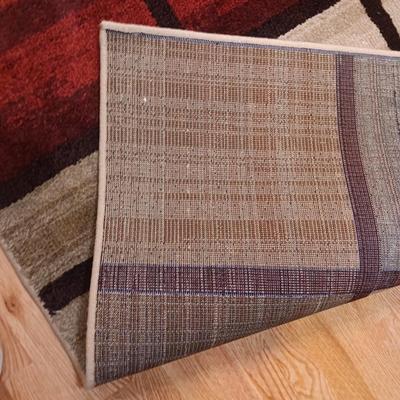 ORIAN GARDEN SPICE GRID AREA RUG