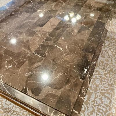 Marble coffee table