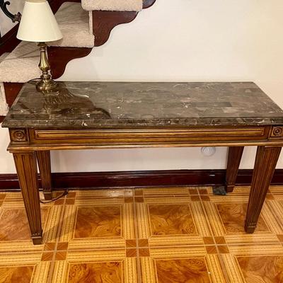 Marble entry table/ hall table