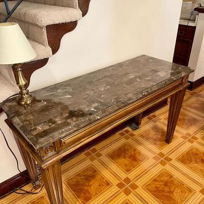 Marble entry table/ hall table