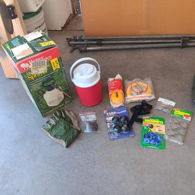 SPRAYER, BEVERAGE COOLER, HARDWARE AND MORE