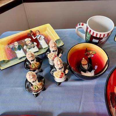 Assortment of chef kitchenware