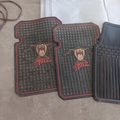 AUTO FLOOR MATS, CLEANING BUCKETS AND TARP