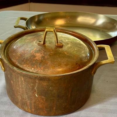 Limited edition Paul Revere copper pots
