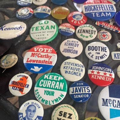 HUGE Vintage Political Buttons Collection