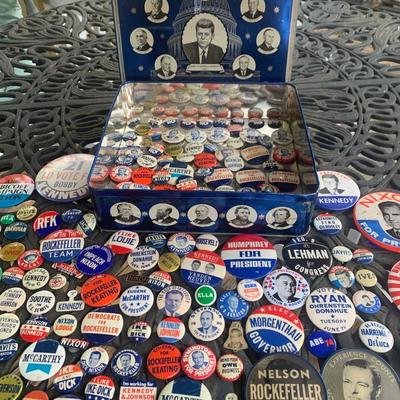 HUGE Vintage Political Buttons Collection