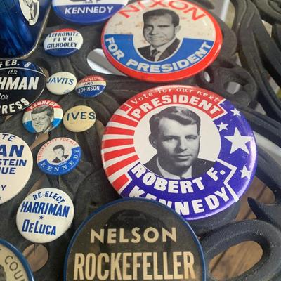 HUGE Vintage Political Buttons Collection