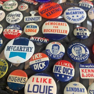 HUGE Vintage Political Buttons Collection