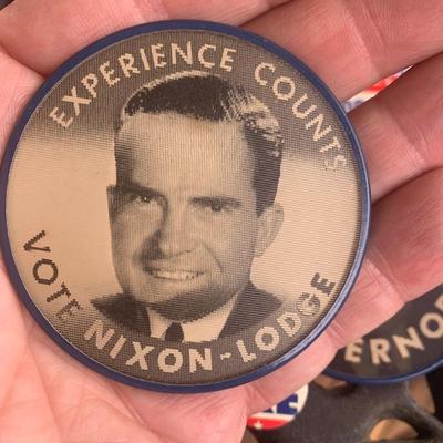 HUGE Vintage Political Buttons Collection