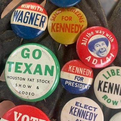 HUGE Vintage Political Buttons Collection