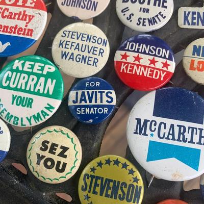 HUGE Vintage Political Buttons Collection