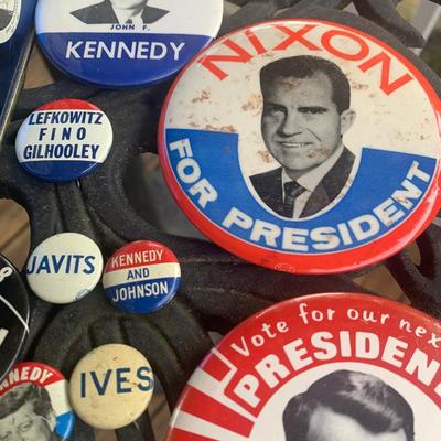 HUGE Vintage Political Buttons Collection