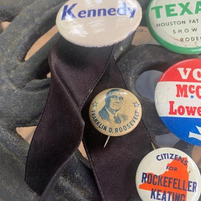 HUGE Vintage Political Buttons Collection