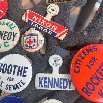 HUGE Vintage Political Buttons Collection