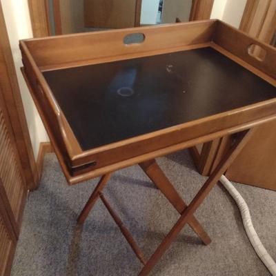 Butler TrayTable with Folding Stand
