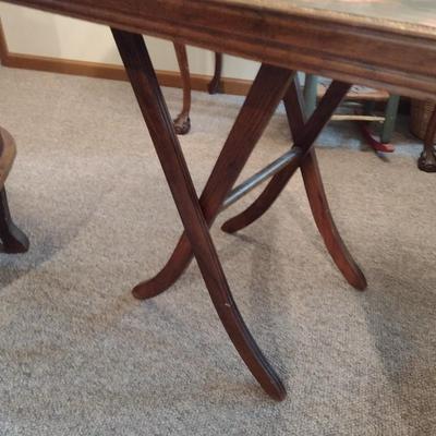 Vintage Fire Screen Fold Out Table