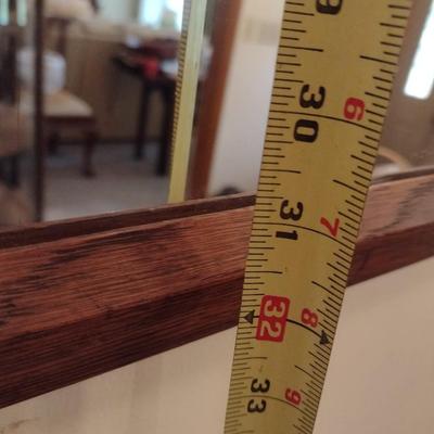 Wood Framed Wall Mirror