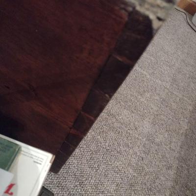Primitive Early American Blanket Chest Solid Wood Single Slab Sides