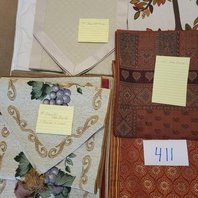AUTUMN TABLECLOTHS, TABLE RUNNERS, NAPKINS, PLACEMATS & HANDMADE QUILT