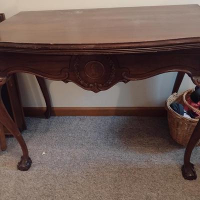 Vintage Mahogany Game Table