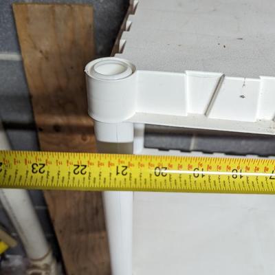 4 Tier Plastic Shelving Unit