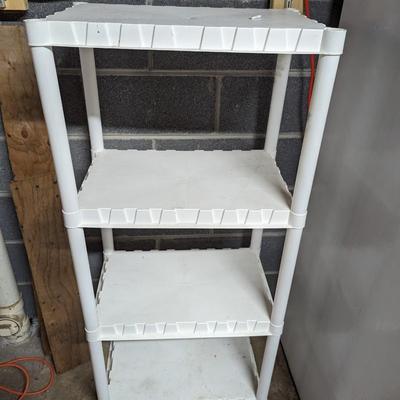 4 Tier Plastic Shelving Unit