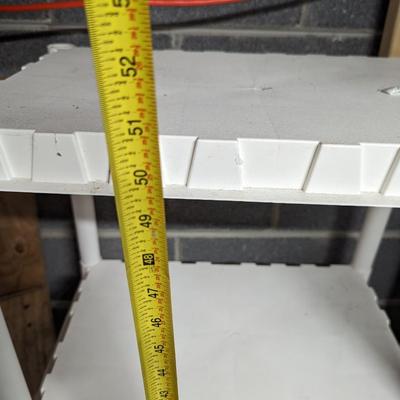 4 Tier Plastic Shelving Unit