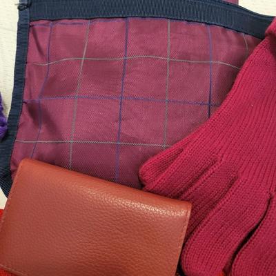 LADIES WINTER SCARF, GLOVES, BELTS AND WALLET