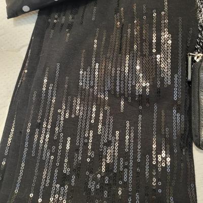 CLUTCH PURSE, DRESS SCARVES, GLOVES, WALLET AND CHICO'S SHOPPING BAG