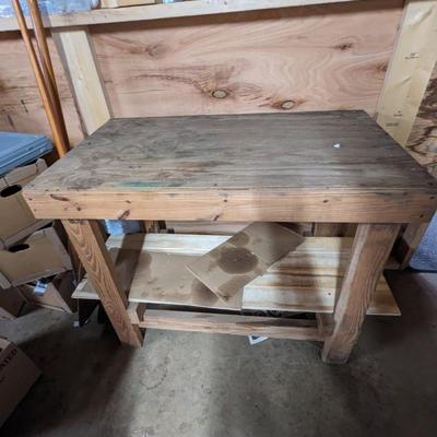 Hand Crafted Wooden Work Table