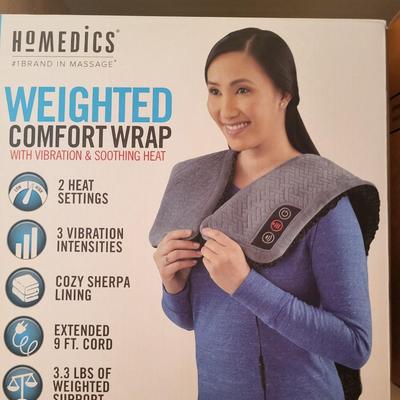 HOMEDICS WEIGHTED COMFORT WRAP & PIER 1 IMPORTS REED DIFFUSER