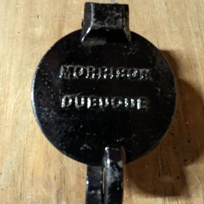 Vintage Cast Iron Morrison Dubuque Monitoring Well Cover