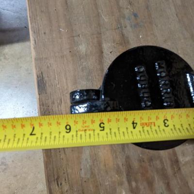 Vintage Cast Iron Morrison Dubuque Monitoring Well Cover
