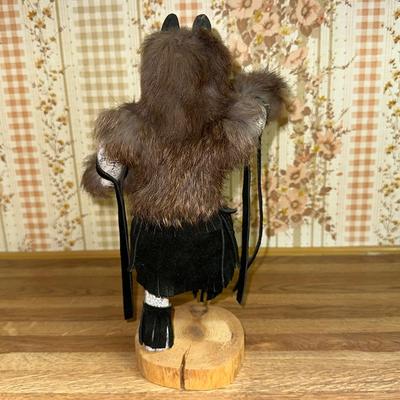 8 KACHINA DOLL BEAR DANCER 10" TALL ARTIST SIGNED