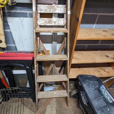 Wooden Ladder Approx 59"