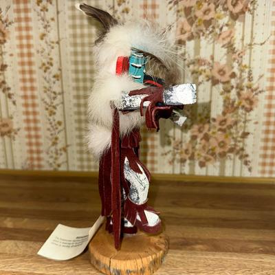11 KACHINA DOLL ROAD RUNNER DANCER 9" ARTIST SIGNED NAVAJO