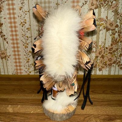 12 KACHINA DOLL CEDAR BARK 8.5" TALL