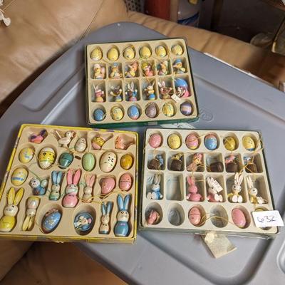 Vintage Easter Decorations Set
