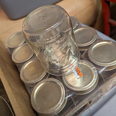 12 - 8 Ounce Canning Jars & 7 Other Sizes