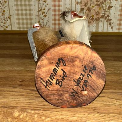 13 KACHINA DOLL HUMMING BIRD DANCER 8" ARTIST SIGNED