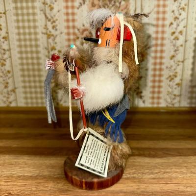 13 KACHINA DOLL HUMMING BIRD DANCER 8" ARTIST SIGNED