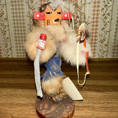 13 KACHINA DOLL HUMMING BIRD DANCER 8" ARTIST SIGNED