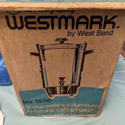 West Mark 30 Cup Aluminum Automatic Coffee Maker