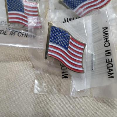 VARIETY OF PINS AND BOOKMARK