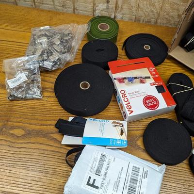 Assortment Of Velcro Bib Clips Toy Holders