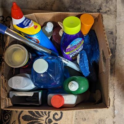 Assortment Of Cleaning Supplies