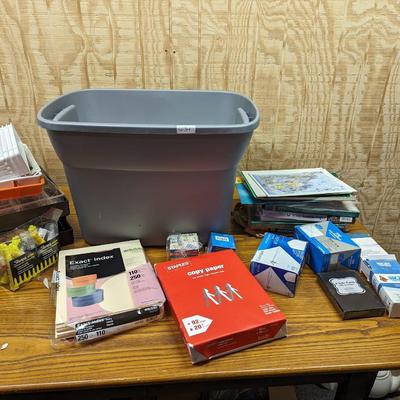 Assortment Of Office Supplies