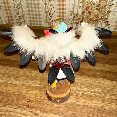 14 KACHINA DOLL EAGLE DANCER 6.5" TALL ARTIST SIGNED