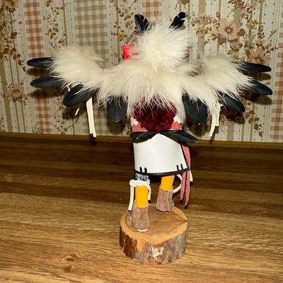 14 KACHINA DOLL EAGLE DANCER 6.5" TALL ARTIST SIGNED
