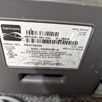 Kenmore Progressive Vacuum